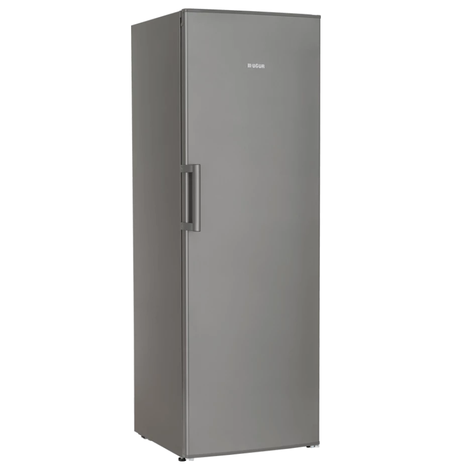 UĞUR UED 7266 DTK ANTRASİT Dikey Derin Dondurucu Sol Çapraz Yan Görünüm