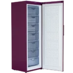 UĞUR UED 7266 DTK MOR Dikey Derin Dondurucu Sol Çapraz Açık Kapı Görünüm