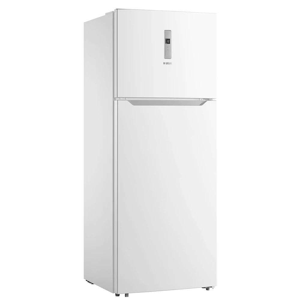 UĞUR UES 463 D2K NF DGT R66 463 Lt Üstten Donduruculu No-Frost Buzdolabı Sol Çapraz Yan Görünüm