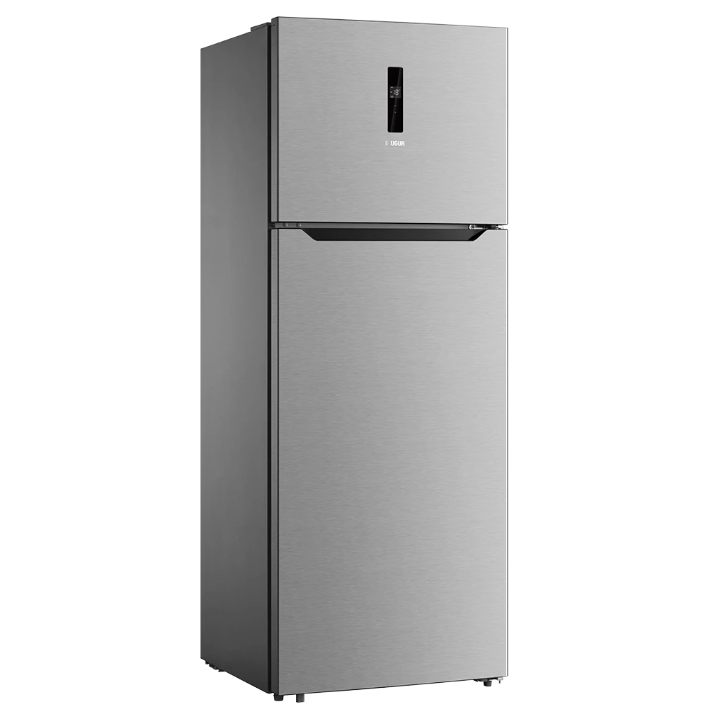 UĞUR UES 463 D2K NFI DGT 463 Lt Üstten Donduruculu No-Frost Buzdolabı Sol Çapraz Yan Görünüm