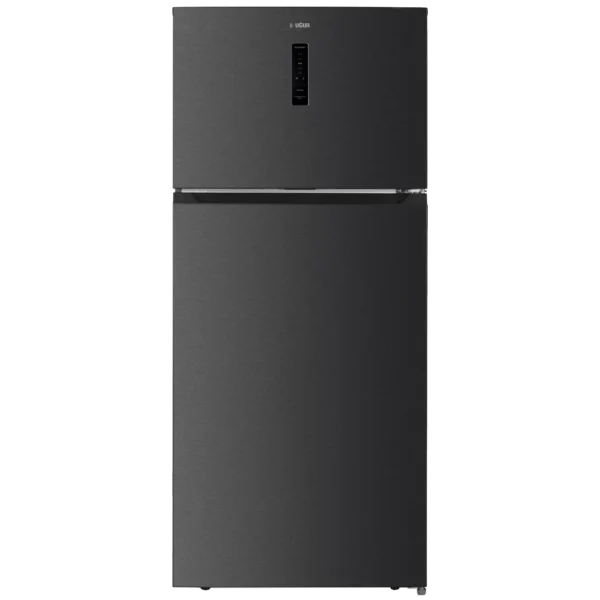 UĞUR UES 528 D2K NF SİYAH DGT R66 528 Lt Üstten Donduruculu No-Frost Buzdolabı Ön Görünüm