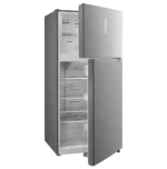 UĞUR UES 650 D2K NFI DGT R66 650 Lt Üstten Donduruculu No-Frost Buzdolabı Sol Çapraz Kapı Açık Yan Görünüm