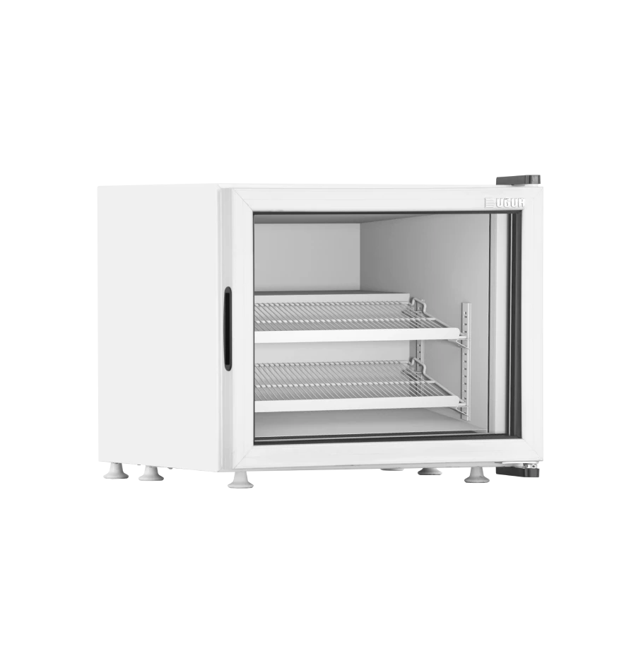 UĞUR UDD 45 DTK Dikey Cam Kapılı Dondurucu - 45 Lt.