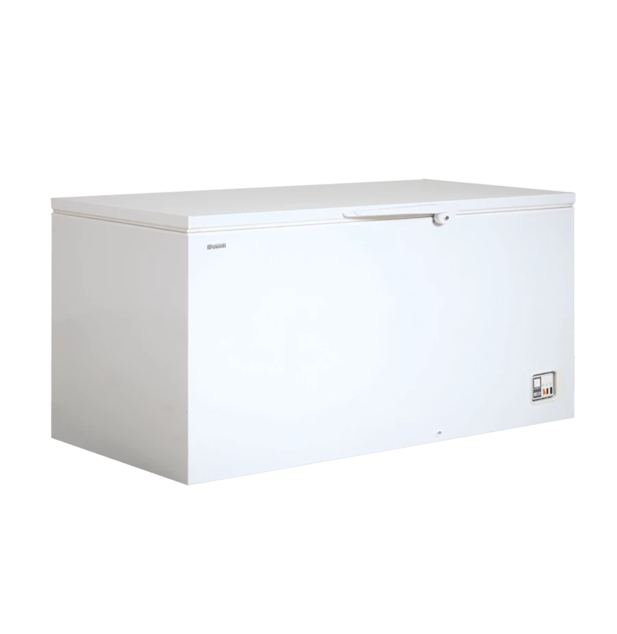 UĞUR UDD 660 BK Yatay Blok Kapaklı Dondurma Dondurucu Sol Çapraz Yan Görünüm